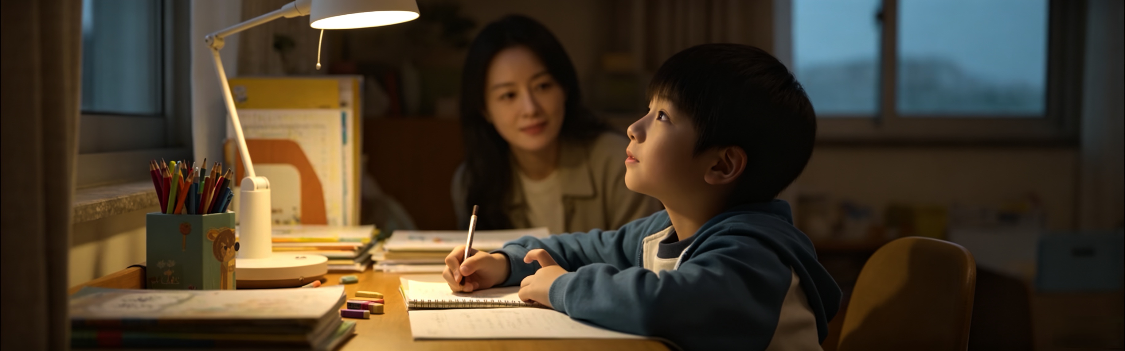 学齢期のご家庭の場面